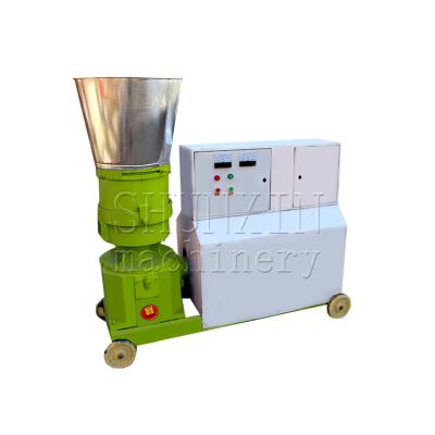 China Animal feed granule pressing machine flat die pellet machine for animal feed for sale