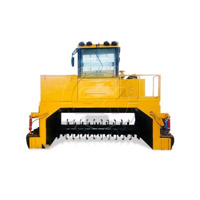 Κίνα The crawler compost turner machine has fast flipping speed and wide range for sale προς πώληση