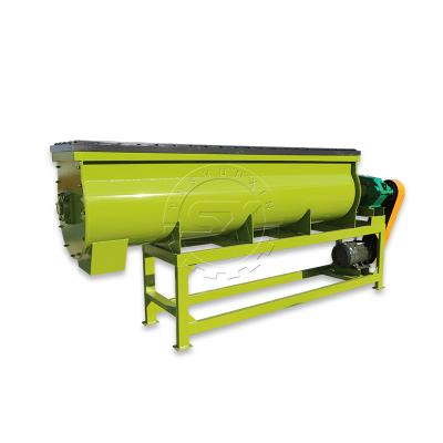 Κίνα high quality china supplier compost mixer turning machine single shaft mixer machine for making organic fertilizer προς πώληση