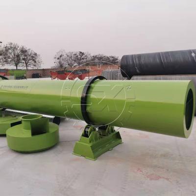 China Rotary Drum Cooling machine or cooler  be used with dryer in fertilizer production line to reduce the particle temperatu Te koop