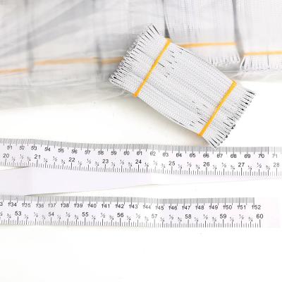 China Custom Logo 1.5 M/60 Inch Paper Tape Measure Wound Measuring Rulers Kleur Print Paper Ruler Voor Ziekenhuis Te koop