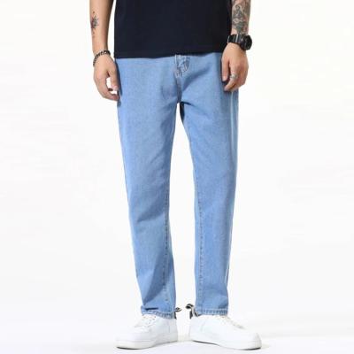 China Viable Wholesale Custom Mens Jeans Vintage Washed Mens Jeans Stretch Slim Fit Pants for sale