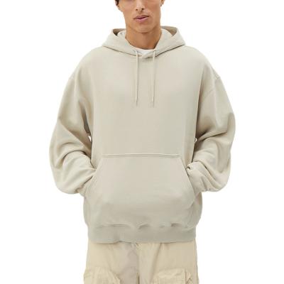 China Mens Fashion Breathable Custom Cotton Hoodie Slouchy Look With Dropped Shoulders for sale