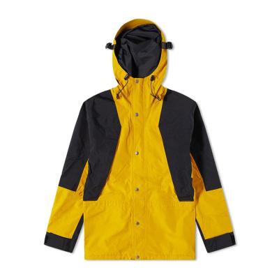 China Custom Style Men Anti-wrinkle Anorak Hooded Coat Jackets Outdoor 100% Polyester for sale