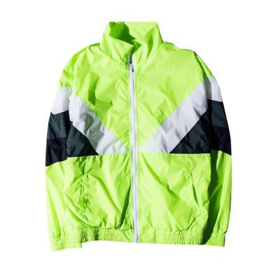 China High Quality QUICK DRY Men Resort Wholesale Casual Block Mesh Lining Nylon Jacket Anorak Color Custom Made for sale