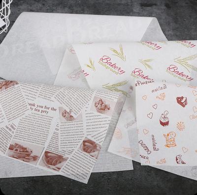 China Recycled Materials Customized Logo Printed And Greaseproof Size Food Grade Hamburger Paper Deli Meat Wrapping PE Coated Paper, Sandwich Wrap Paper. for sale