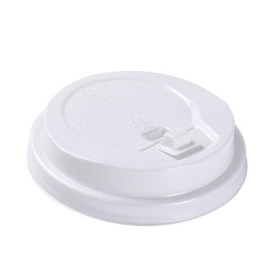 China Non Spill Hot Sale Dome Lid PS Disposable PP PET Paper Plastic Lids For Cup And Bowls for sale