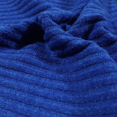 China [Myway] New hot selling soft fashion double color polyester spandex knit fabric polyester rib fabric for clothing women for sale