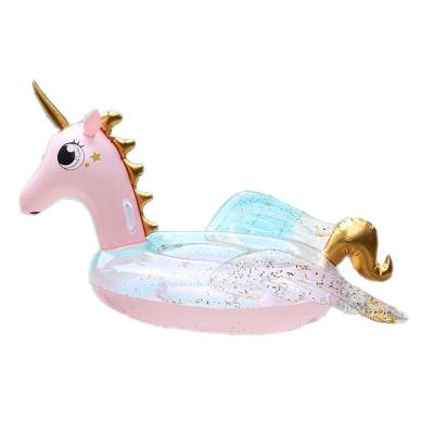 China Durable Adult Children's Ring Unicorn Swim Ring Unicorn Pool Inflatable Swimming Float for sale