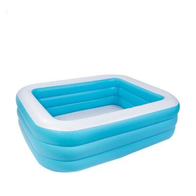 China Custom Comfortable Explosion Test Kit Swimming Pool Paddling Pool Larger Huge Inflatable Swimming Pool For Kids for sale