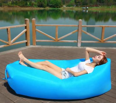 China Hot Selling Product Picture Outdoor Inflatable Lazy Explosion Chair Sofa Boy Ultra Lounge Chair With Ottoman for sale