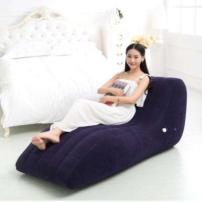 China Foldable S-Shape Inflatable Sofa Floating Chair Sofa Living Room Couch Fashion Design Hot Selling for sale