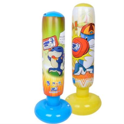 China Kids/Inflatable Standing Sandbag Boxing Tumbler Punch Sandbag Adult Funny Animal Stance Toys Children For Kids for sale