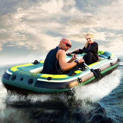 China Water Entertainment Cheap Price Inflatable PVC Boat Floating Rubber Thickened 2 Person Double Fishing Boat Boat On Sale for sale