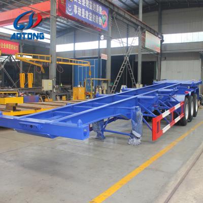 China 12 PCS Rope Tighter 20 Foot 40 Foot Skeleton Trailer Truck for Optimal Cargo Security for sale