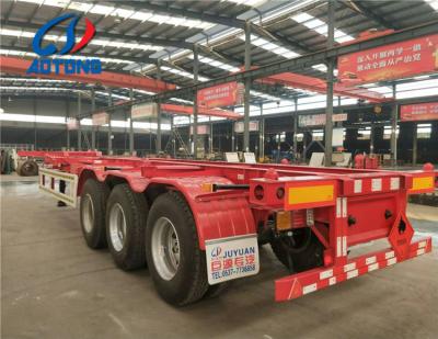 China Container-Semi-Trailer mit Dual Combo-Design und Reifengröße 10.00r20/11.00r20/825r20 zu verkaufen