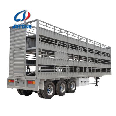 China 13000X2500X3800 Semi Trailer Horse Trailer Poultry Semi-Trailer with Air Suspension for sale