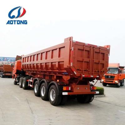 China Truck Trailer Essential Heavy Duty 3axle Rear Tipper/Dumping Semi Trailer/Box Trailer for sale