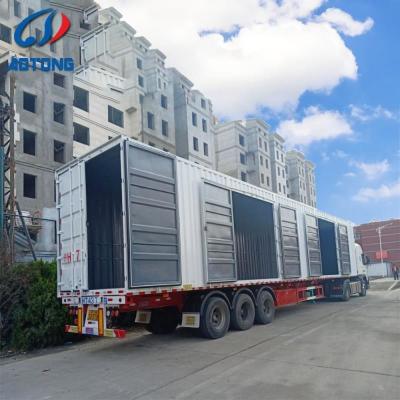 China Wing Food Van Trailer Truck Heavy Duty I Beam Main Beam Steel Cargo Semi-trailer Te koop