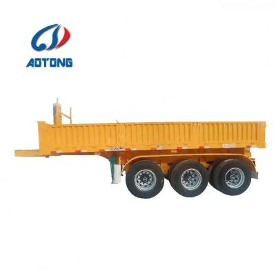 Cina Truck Trailer 40 Meter Cubic Dump Tipper Semi Trailer con JOST o Yahua Landing Gear in vendita