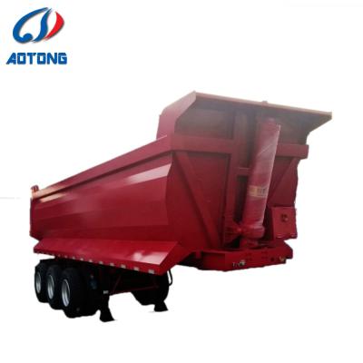 China 3 Axle Hydraulic Cylinder Tipper Dump Semi-Trailer 9000*2500*1600 mm Customerize Avaiable for sale