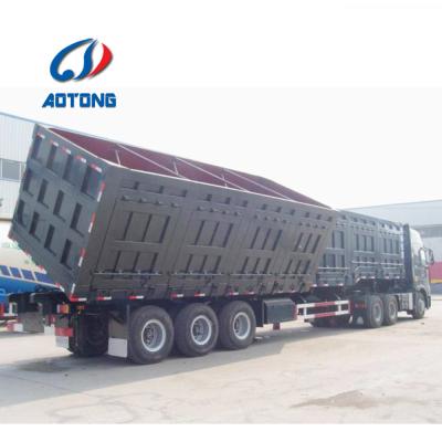 China Low Bed Deck Dimension of 12000X2500X1500mm Dump Semi Trailer for Australia Market for sale