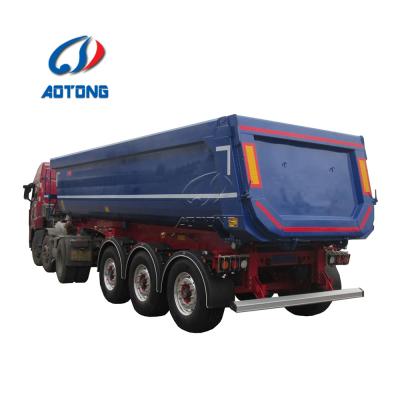 China U Shape Tipper Cargo Truck Trailer The Best Way to Transport Sand Stone or Bulk Cargo for sale