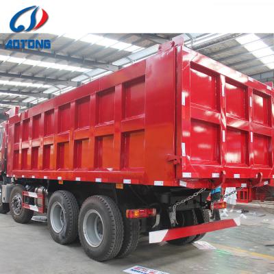 China 30-60ton Hydraulic Cylinder Self Rear Dump Tipping Truck Semi Trailer for Materials for sale