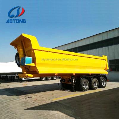 China U Type Dump Semi Trailer/Tipping Trailer/Dumper Trailer Tire 11.00r20 12r22.5 315 385 for sale