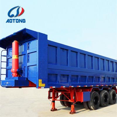 China 20 CBM 2 Axles Dump Trailer/Rear Tipping Trailer Max Payload 60T Customised Direct Sell for sale