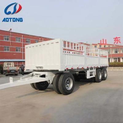 China Mini Tractor 15T 2 Assen Hydraulische Dump Trailer met trekbalk en eindverf Te koop