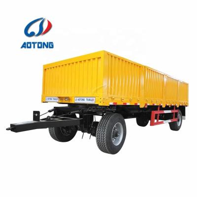 China Full Farm Trailer with 2 * 13ton Capacity Axles and 28 Ton Two Speed Landing Gear for sale