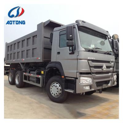 China HW76 Kabine WEICHAI Motor 371 Hydraulikzylinder-Dump-Truck und 40 Tonnen Sandspülwagen zu verkaufen