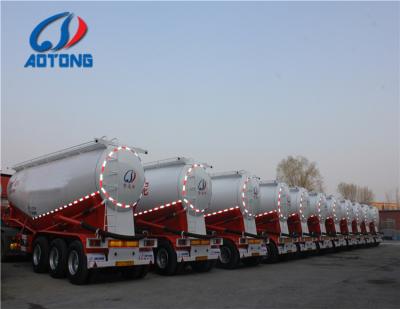 China 3 Achsen Schüttgut Silo Träger 30 60 65cbm 50 t 66 Tonnen Zement Tank Halbanhänger für das Produkt zu verkaufen