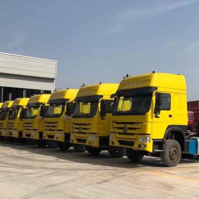 China Logística Transporte Sinotruk Howo 6x4 caminhão-trator usado com sistema multimídia à venda