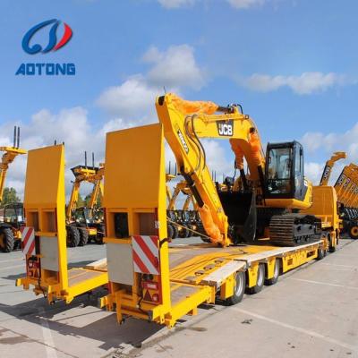 China Nieuwe 60t Dropdeck Lowboy Semi-trailer zware uitrusting transportwagen Te koop