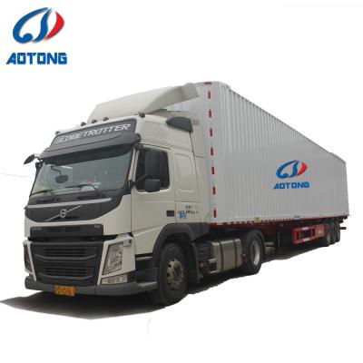 China Aanpasbare staal 3 assen 40ft van Side Semi-trailer met solide constructie Te koop