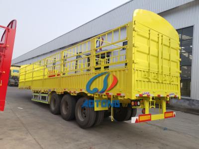 中国 bulk cargo transport 3軸別れるフェンストラックトレーラー 販売のため