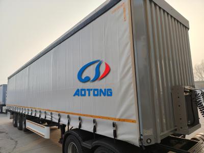 China Box Cargo Transport Van Container Type Halve aanhangwagens Te koop