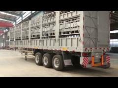 Animal transport double deck fence Semi Trailer