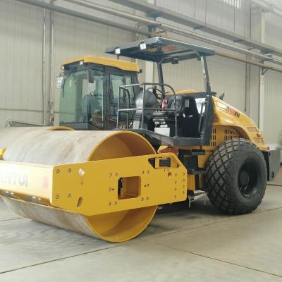 China Farms Mini Road Roller SR10 Rolled Single Drum Vibratory 82 KW 10 TON for sale