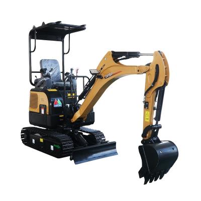 China Construction Material Shops Mini Crawler Excavator Bagger 0.8 Ton 2.2 Ton Chinese Excavator for sale