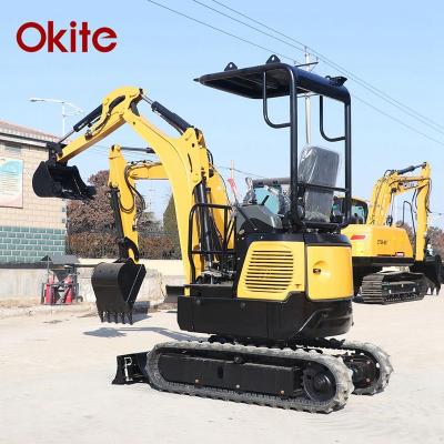 China Multifuction Okite Mini Excavator 3.5 Ton Carter Ct 08 Backhoe 9Hp Towable Digger Digger for sale