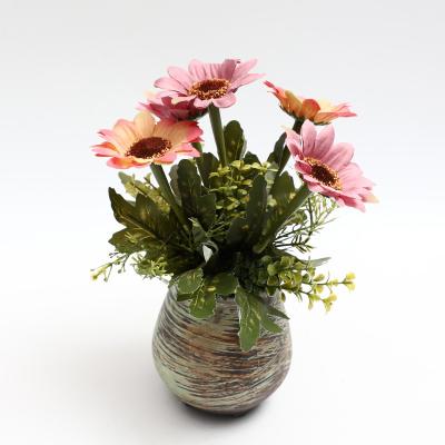 China Potted Artificial Flowers Household Decoration Plants Window Artificial Indoor Tabletop Decoration Plants for sale