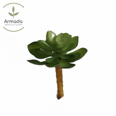 China Long Life Plant - Sold Artificial Plant For Decoration Poop Lotus Succulent Single Branch for sale