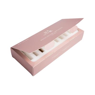 China Recyclable Custom Compostable Cosmetic Box Pink Cosmetic Packaging Cream Cream Skin Care Box Boxes for sale