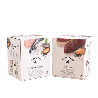 China Wholesale Recyclable Foldable Meat Food Packaging Color Printing Environmental Friendly Corrugated Paper Box for sale