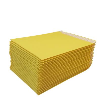 China BIODEGRADABLE Luxury Shipping Custom Degradable Packaging Bubble Mail Envelope Yellow Bag for sale