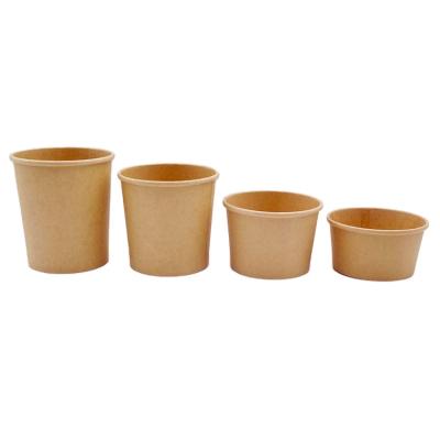 China Waterproof Professional Wholesale Disposable Food Packaging Box Packaging Paper Soup Takeout Cup for sale