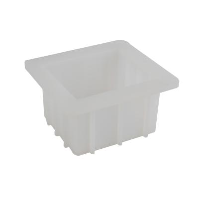 China Sustainable Square 500ML Silicone Soap Mold for sale